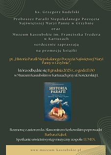 Promocja książki o historii parafii w Grzybnie