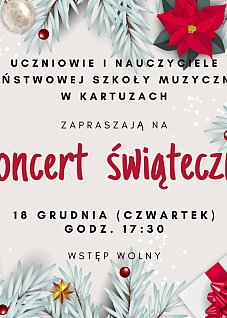 Świąteczny koncert w Szkole Muzycznej