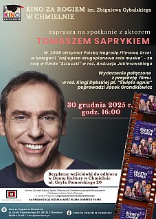 Spotkanie z aktorem Tomaszem Saprykiem