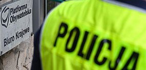 Policja zatrzymała podejrzewanego o atak na siedzibę PO