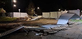 Silny wiatr na Kaszubach. Kilkanaście zdarzeń