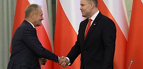 Tusk czy Nawrocki? Sondaż wskazał kto jest lepszym poli
