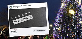 Sierakowice. Organizują spontaniczny protest ws. refere