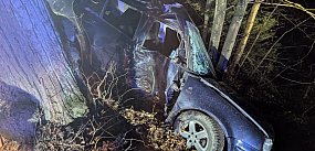 Złota Góra. Jedna osoba ranna w wypadku