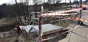 Kłopoty ze schodami z Rutek do Borkowa?