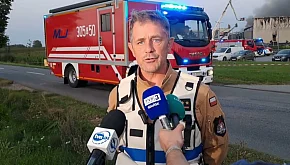 Pożar w Kawlach. Konferencja prasowa rzecznika KW 