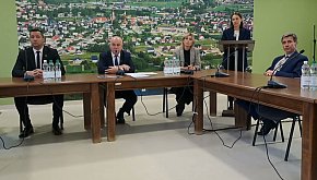Konferencja prasowa ws. praw miejskich dla Sierako
