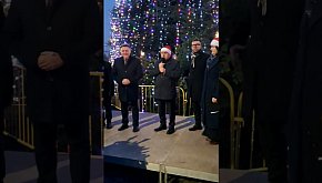 Rozświetlenie choinki w Sierakowicach