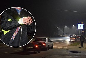 Jesień bez odblasków to igranie z losem. Policja apeluje - bądź widoczny!-71459