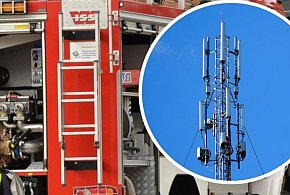 Żukowo. Pożar stacji bazowej telefonii komórkowej-72957