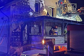 Stężycka Huta. Pożar werandy i budynku mieszkalnego-73508