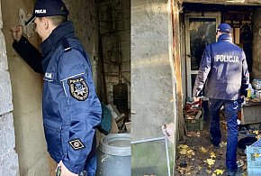 Żukowo. Policja i GOPS odwiedzają miejsca, gdzie mogą przebywać bezdomni-73625