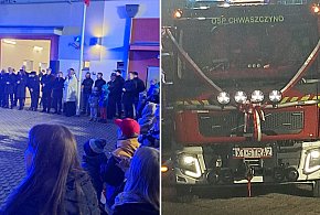 Strażacy z OSP Chwaszczyno hucznie powitali nowy wóz-73790