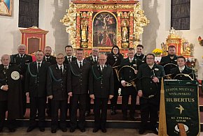 Goręczyno. Hubertowskie świętowanie: zabrzmiała muzyka myśliwska-74219