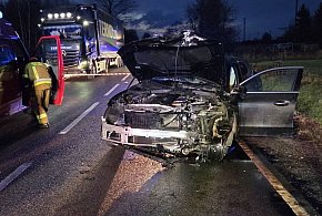 Borcz. Zderzenie dwóch aut. Trzy osoby trafiły do szpitala (aktualizacja)-74958