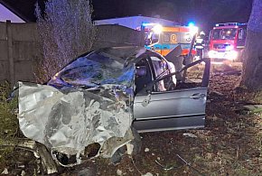 Niestępowo. Koszmarne uderzenie w betonowe ogrodzenie-75778