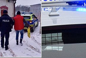 Stężyca. Był poszukiwany za groźby i użycie czyjegoś pojazdu