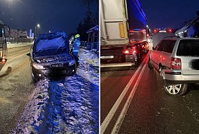 Stężyca. Poranna kolizja w centrum miejscowości