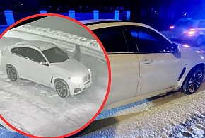 Zuchwała kradzież BMW w Kiełpinie! Policjant zablokował złodziejce drogę