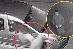 Kartuzy. Podszedł i uszkodził auto! Policja szuka tego mężczyzny
