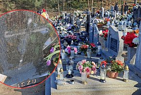 Szokujące sceny w Niestępowie. Groby pozbawione krzyży i innych elementów!