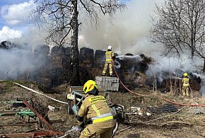 Kistowo. Pożar na terenie jednego z gospodarstw