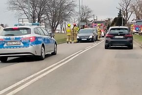 Dzierżążno. Kolizja na drodze wojewódzkiej nr 211