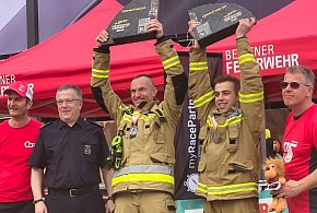 Strażacy z pow. kartuskiego pobiegli jeszcze szybciej. Najlepsi w Berlinie!