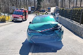 Kartuzy. Zderzenie aut na ul. Wzgórze Wolności