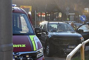Sierakowice. Zderzenie aut w centrum miejscowości