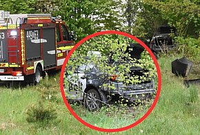 Gowidlino. Wyglądało groźnie, ale kierowca wyszedł z tego cało