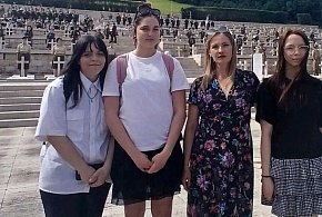 Uczniowie PZS w Sierakowicach na Monte Cassino