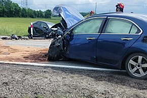 Borcz. Wypadek na drodze krajowej nr 20. Trzy osoby ranne