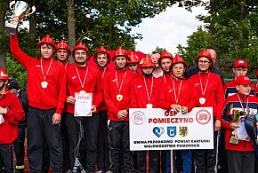 Pomieczyno najlepsze w województwie! Strażacka młodzież pokazała hart ducha
