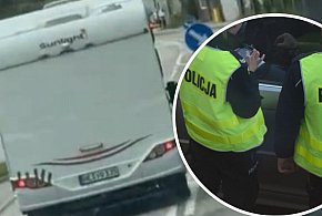 Nie ma przyzwolenia na brawurę na drodze. Pirat z kampera ukarany!