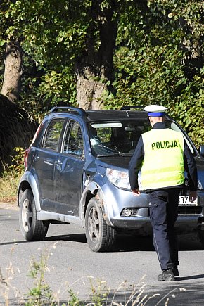 Wypadek w Staniszewie - potrącenie chłopca-30181