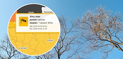 To będzie wietrzny dzień. Wydano ostrzeżenie pierwszego stopnia