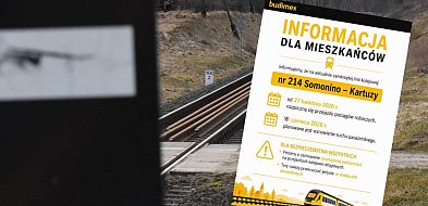 Pociągi robocze wjadą na trasę Somonino - Kartuzy. Jest apel