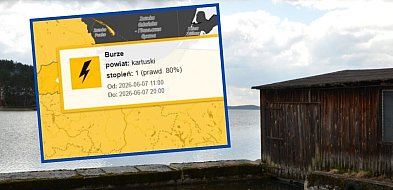 Na Kaszubach może zagrzmieć. IMGW publikuje ostrzeżenia