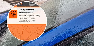 Znów będzie bardzo ślisko. Pojawiły się alerty RCB