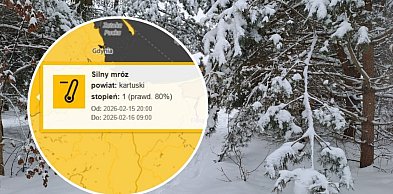 Ostrzeżenia przed silnym mrozem także na Kaszubach
