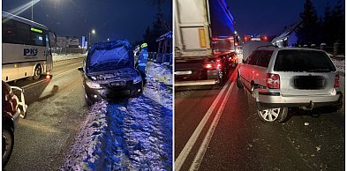 Stężyca. Poranna kolizja w centrum miejscowości