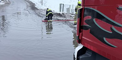 Region. Blisko 130 strażackich interwencji w związku z odwilżą