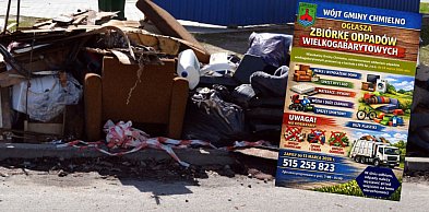 Chmielno. Zbiórka odpadów wielkogabarytowych. Jeszcze tydzień na zgłoszenia
