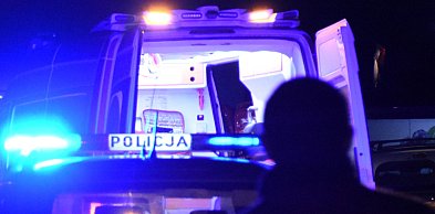 Przyjaźń - Lniska. Wypadek motocyklisty. Zderzył się z dzikiem