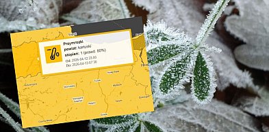 Kolejna noc ze sporymi przymrozkami. IMGW publikuje ostrzeżenia