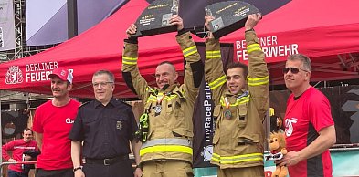 Strażacy z pow. kartuskiego pobiegli jeszcze szybciej. Najlepsi w Berlinie!