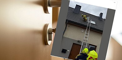 Borowiec. Nietypowa akcja strażaków. Musieli wejść przez okno