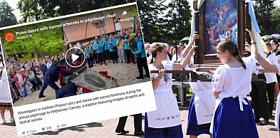 Reuters o widowiskowym, kaszubskim pokołonie feretronów