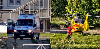 Sierakowice. Oślepiające słońce przyczyną wypadku? Ranny 6-latek
